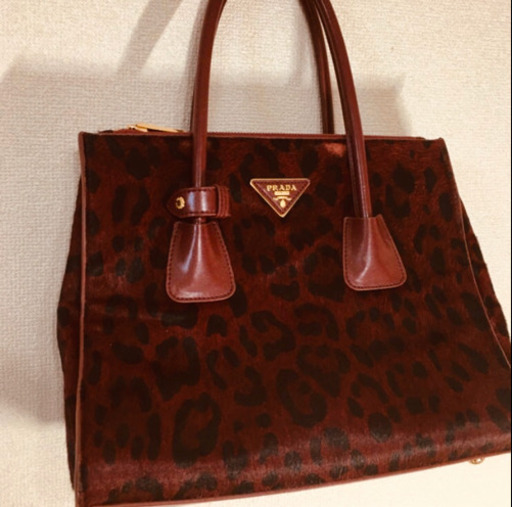 プラダ　PRADA ハラコ　レザー　バッグ