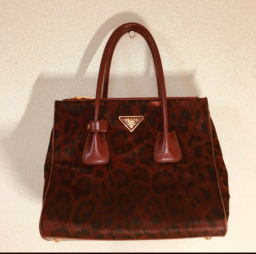 プラダ　PRADA ハラコ　レザー　バッグ