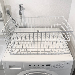 無印良品 ドラム式洗濯機用 ワイヤーバスケット 無料でお譲りします！