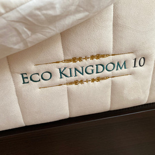 【値下げ】ダブルベッド　フレーム&マットレスセット　1万→〜8000の画像