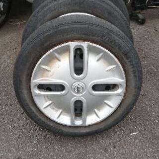 日産キューブ、Z12☆純正ホイール、タイヤセット