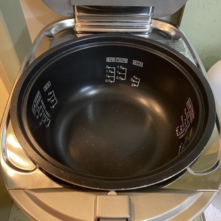 炊飯器 リンナイ Rinnai RR-055MST(SL) LPガス用 2014年製 シルバー 中古品