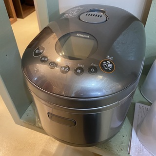 炊飯器 リンナイ Rinnai RR-055MST(SL) LPガス用 2014年製 シルバー 中古品