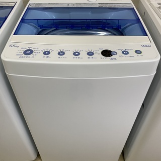 洗濯機 ハイアール Haier JW-C55CK 2019年製 5.5kg 中古品