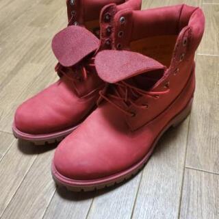 Timberland　赤ブーツ　28cm