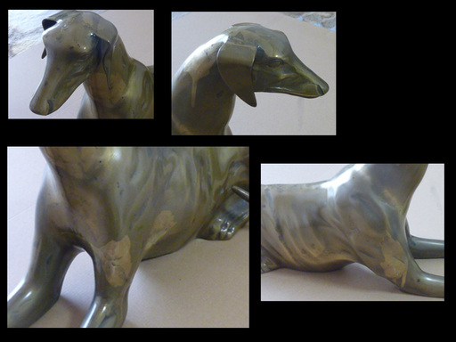 グレーハウンド置物