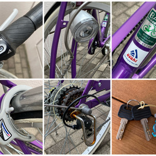 【ほぼ新品 自転車】保証書付き(購入後1年未満、品質保証期間内)の画像