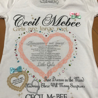 セシルマクビー　夏服　Tシャツ　トップス　新生活　入学準備の画像