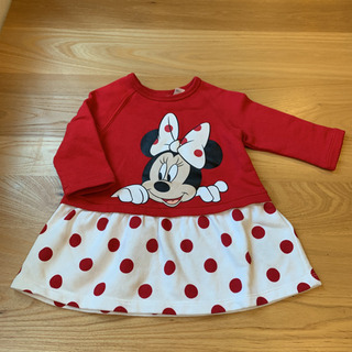 ミニーちゃんワンピース 68cm