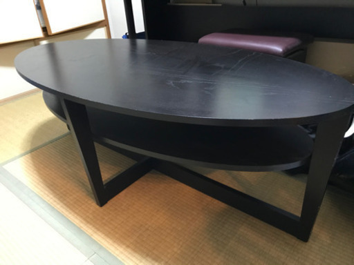 IKEA ローテーブル 黒 2000円　※来週末まで引取限定※