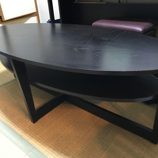 IKEA ローテーブル 黒 2000円　※来週末まで引取限定※