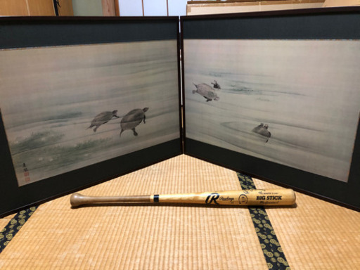円山応挙 「亀圖」 限定復刻 141/150 日本画 風炉先屏風