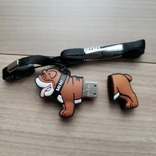 未使用品　MINI　旧キャラクター　USBメモリーとシールの画像