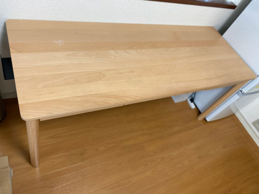 無印良品　ブナ材デスク　幅１６０×奥行６０×高さ７０ｃｍ