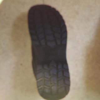 厨房シューズ 黒  26.5センチの画像