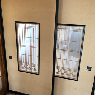 アンティーク　建具　引き戸