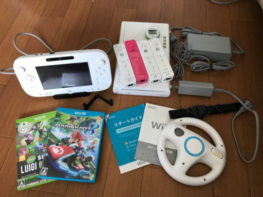 Wii U マリオカートセット　コントローラー4本付き