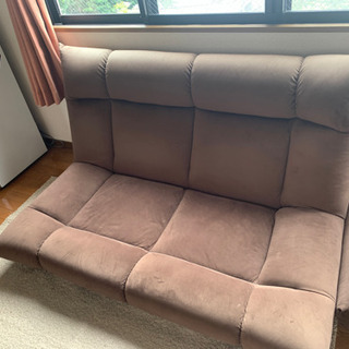 ローソファ(オットマン付き)