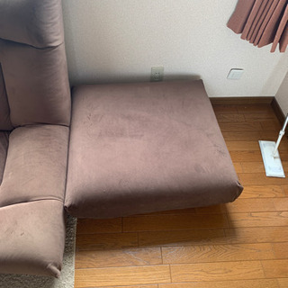 ローソファ(オットマン付き)の画像