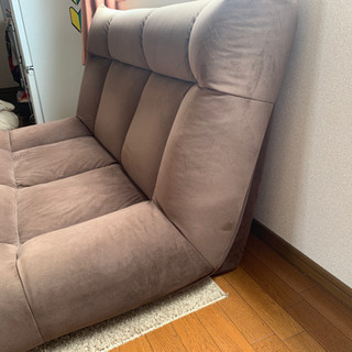 ローソファ(オットマン付き)の画像
