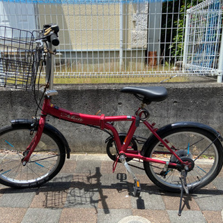 折りたたみ自転車 20インチ シマノ6段変速 受付終了