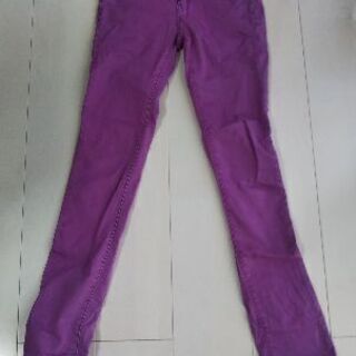 スキニーパンツ(ユニクロ)ピンク ウエスト56cm