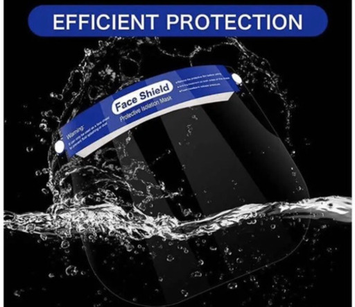 フェイスシールド　フェイスガード100枚