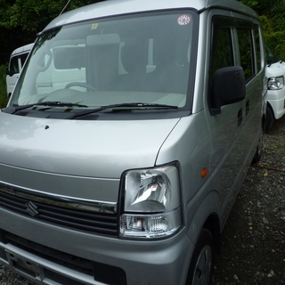 (ID2074)軽バン専門在庫５０台　エブリィワゴン　車いす移動車　電動スロープ付　平成２４年　車検２年付　１８万円　諸経費込２３０，０００円の画像
