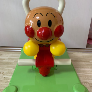 室内遊具２点　滑り台とゆらゆらロッキングアンパンマンの画像