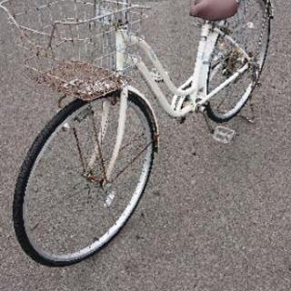 シマノ 27インチ自転車 5段変速機付