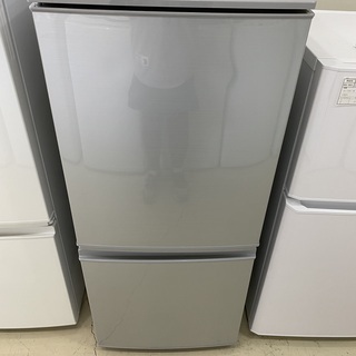冷蔵庫 SHARP シャープ SJ-Ｄ14C-S 2017年製 2D 137L シルバー 中古品②