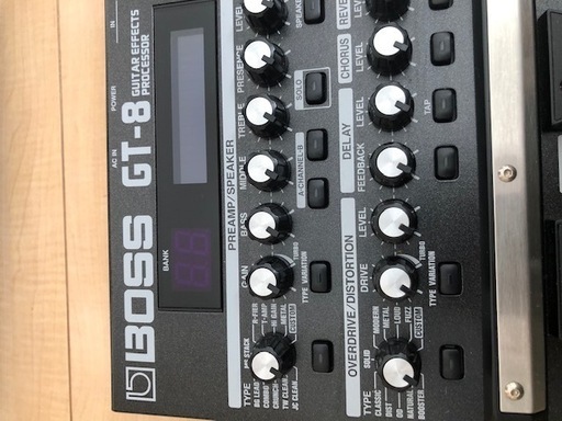 【受付終了/売約済】　ギターエフェクター　BOSS GT-8　譲ります