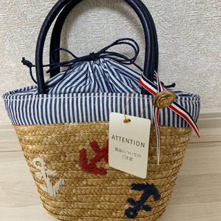 新品　カゴバック