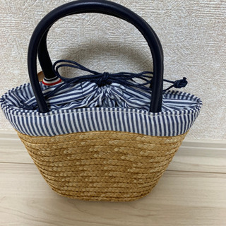 新品　カゴバックの画像