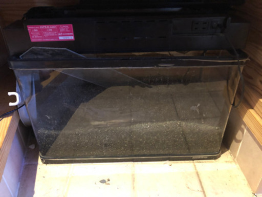 ニッソー60センチ曲げ水槽　断捨離