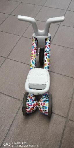 二輪車にもなれる三輪車