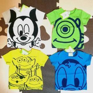 新品 ディズニー 半袖Tシャツ 4枚セット 60-70cm ミッ...
