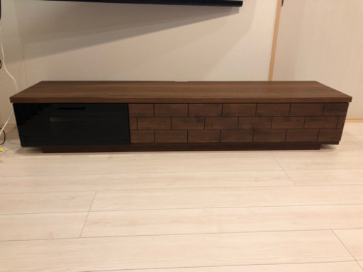 テレビ台 テレビボード アルダー木目　ロータイプ