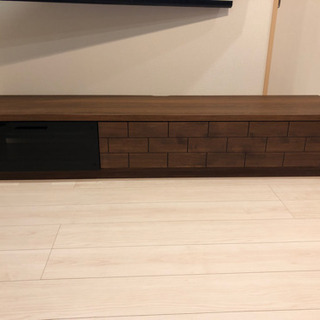 テレビ台 テレビボード アルダー木目　ロータイプ
