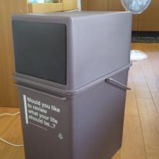 ゴミ箱 大きめ 茶色