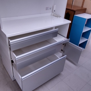 ☆20 ニトリ ルシア レンジボード 食器棚【リサイクルマート宇宿店】