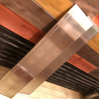 業務用　ステンレス棚　2セット　幅120cm 奥行24.5cmの画像