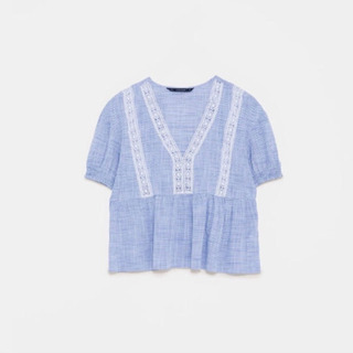 ZARA 半袖ブラウス