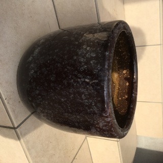 火鉢　睡蓮鉢　水甕