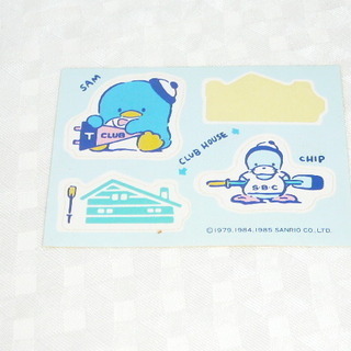 使いかけ タキシードサム SANRIO SAM CHIP シール...