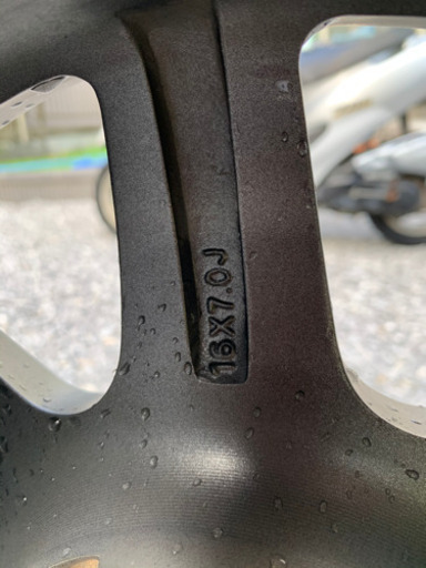 XTREME-J 114.3×5穴 4本セット バリ溝 歪み目立つ傷無し
