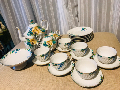 ロモノーソフ　ティーカップ　ティーポット　セット　アラビア　ロシア