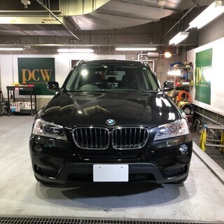 自社ローン★保証人不要★全国対応★BMW　X3　ｘDrive20ｄ　ブラックサファイア★社外ナビ・バックカメラ・スマートキー★ETC車検R4/5/21★の画像