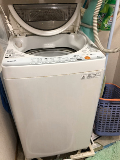 決まりました　2013年製東芝6kg全自動洗濯機。お湯取りホース付き