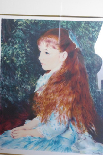 絵画　ルノワール／「可愛いイレーヌ」